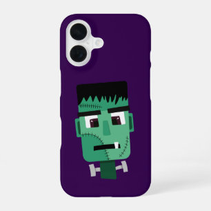 Frankenstein-Monster-Illustration iPhone 16 Hülle