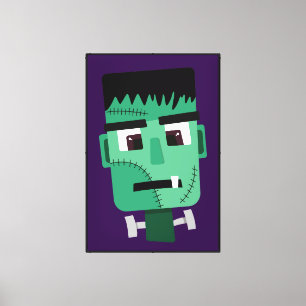 Frankenstein-Monster-Illustration Leinwanddruck