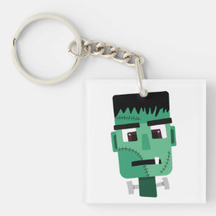 Frankenstein-Monster-Illustration Schlüsselanhänger