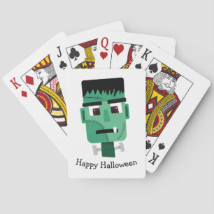 Frankenstein-Monster-Illustration Spielkarten