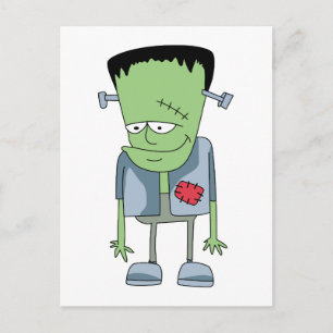 Frankenstein-Monster Postkarte