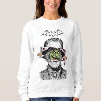 Frankenstein-Monster trifft böse Hexe | Vintage Sweatshirt