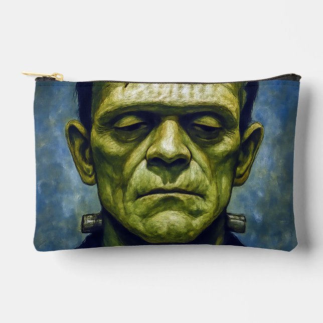 Frankenstein Monster Zippered Pouch Zubehörtasche (Vorderseite)