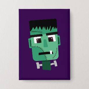Frankenstein-Monsterkopf Button