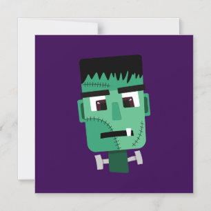 Frankenstein-Monsterkopf Magneteinladung