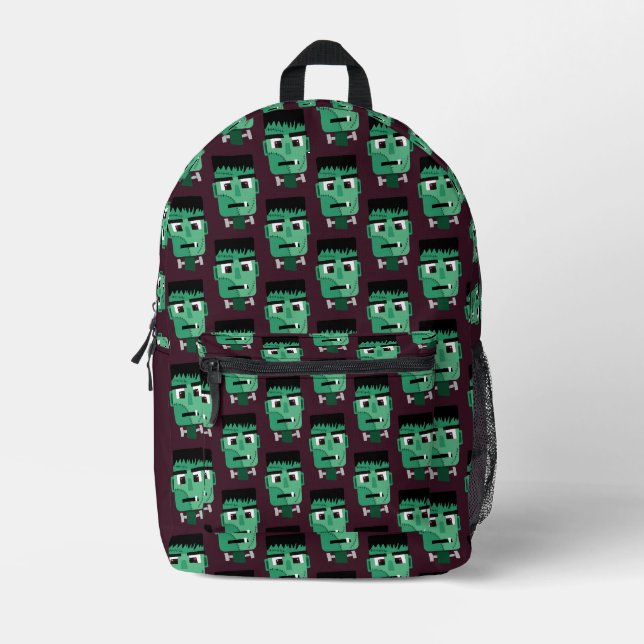 Frankenstein Monsters Kopf Bedruckter Rucksack (Vorderseite)