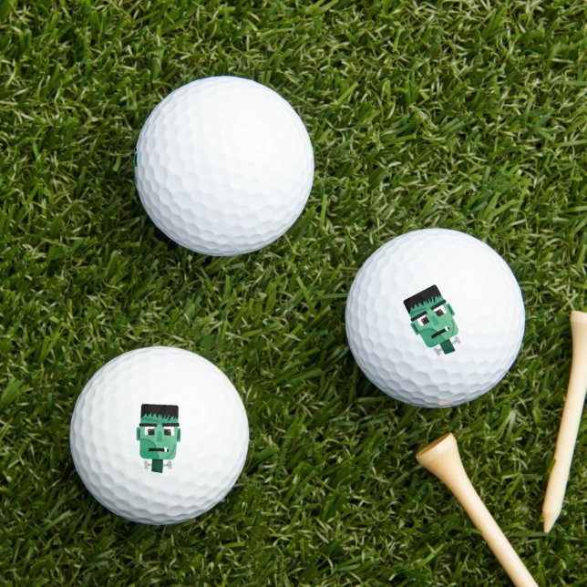Frankenstein Monsters Kopf Golfball (Insitu Gras)