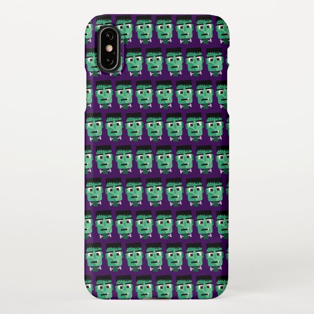 Frankenstein Monsters Kopf iPhone Hülle (Rückseite)