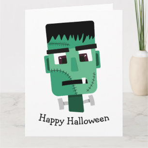 Frankenstein Monsters Kopf Karte