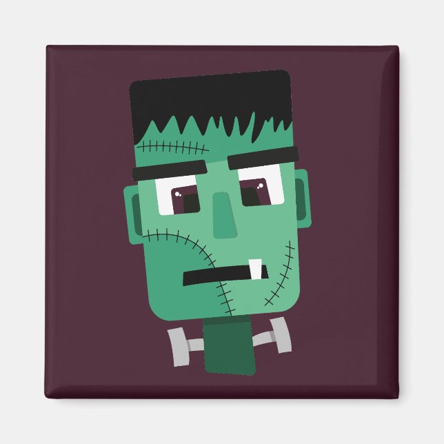 Frankenstein Monsters Kopf Magnet (Vorne)