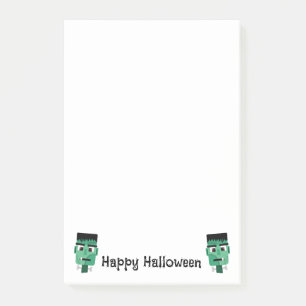 Frankenstein Monsters Kopf Post-it Klebezettel