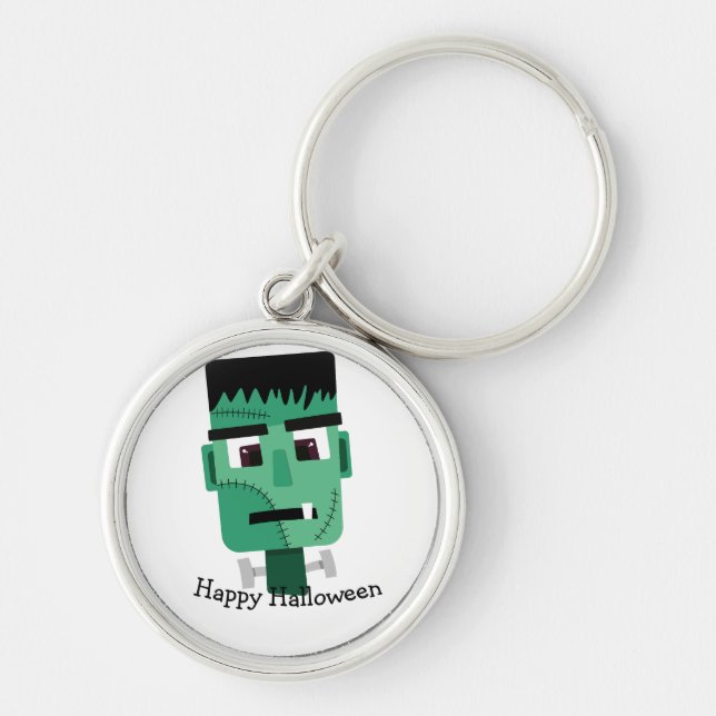 Frankenstein Monsters Kopf Schlüsselanhänger (Vorne)