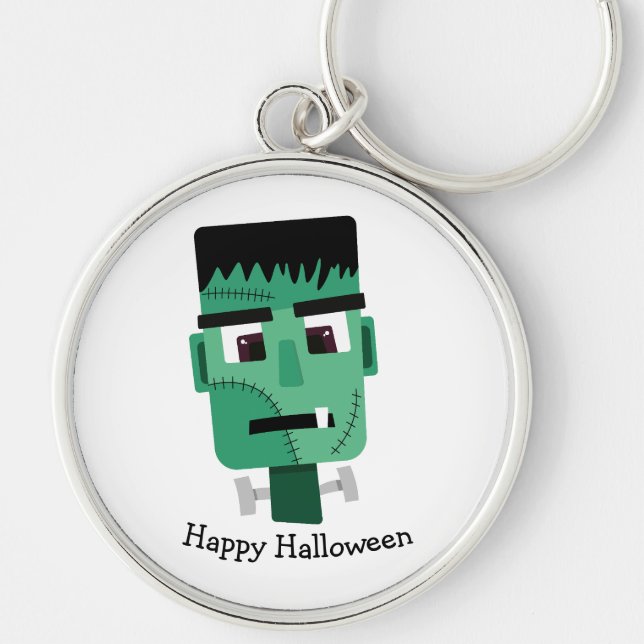 Frankenstein Monsters Kopf Schlüsselanhänger (Vorne)