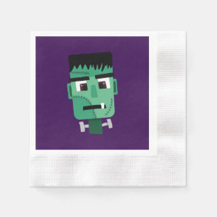 Frankenstein Monsters Kopf Serviette