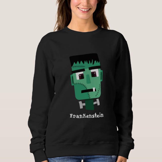 Frankenstein Monsters Kopf Sweatshirt (Vorderseite)