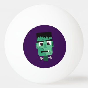 Frankenstein Monsters Kopf Tischtennisball