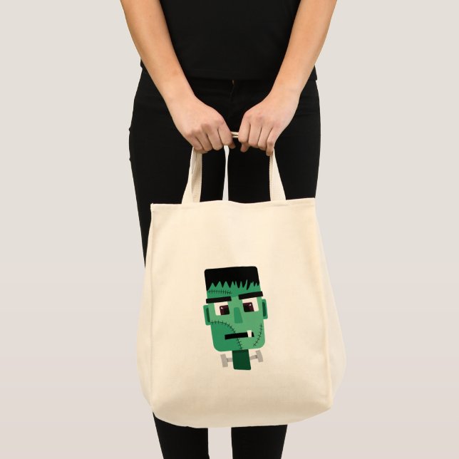 Frankenstein Monsters Kopf Tragetasche (Vorderseite (Produkt))