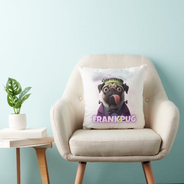 Frankenstein Mops Pillow Kissen (Stuhl )