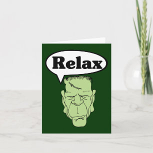 Frankenstein Relax Note Card Karte