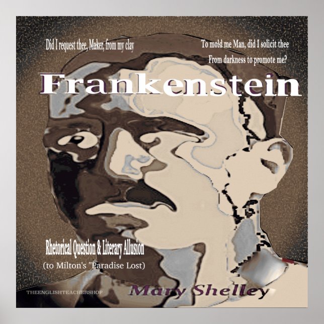 Frankenstein Rhetorische Frage Poster (Vorne)