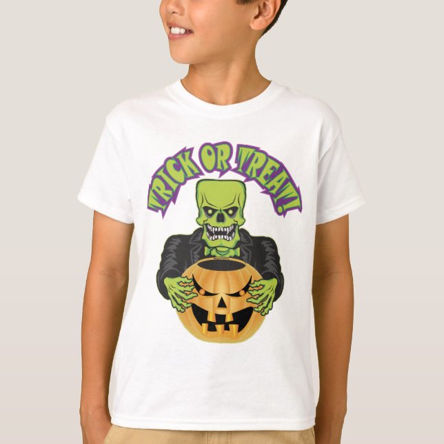 Frankenstein Skull T-Shirt (Vorderseite)
