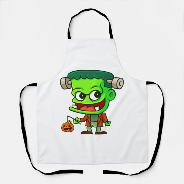 Frankenstein Toon Schürze (Vorderseite)