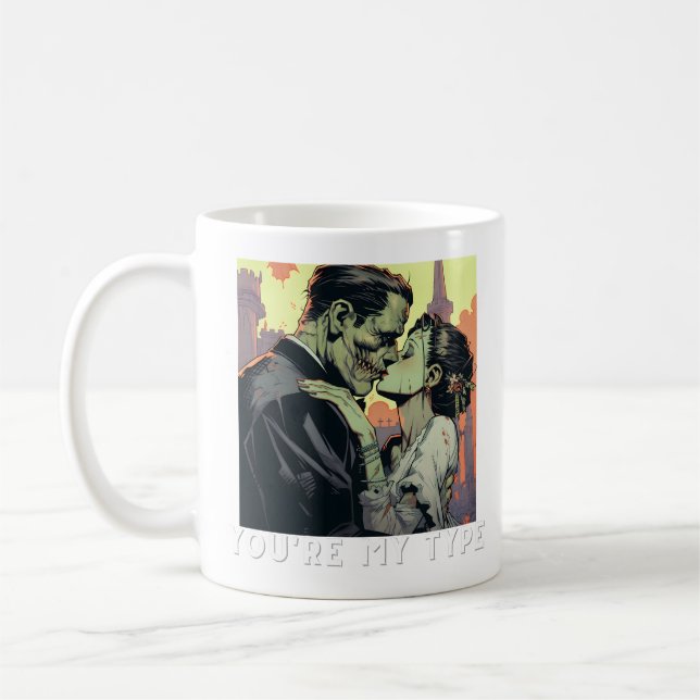 Frankenstein und die Brauereigeschenke Tasse (Links)