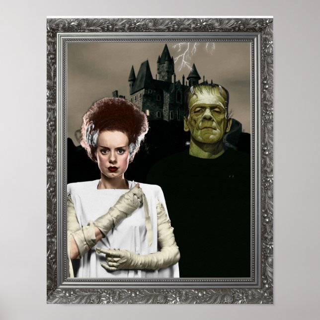 Frankenstein und seine Braut Poster (Vorne)