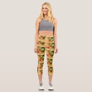 Frankenstein-Zeichen "Normal People Scare Me" Capri Leggings