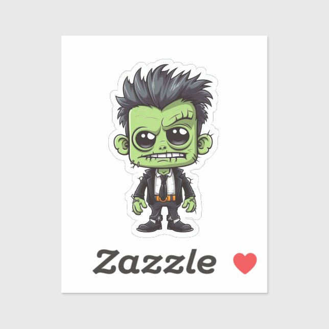 Frankenstein Zombie Aufkleber (Blatt)