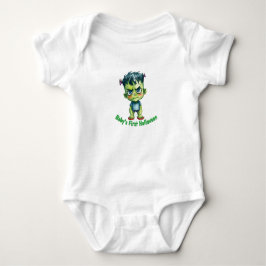 Frankenstein zum ersten Halloween vom Baby  Strampler