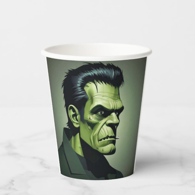 Frankensteincups Pappbecher (Vorderseite)