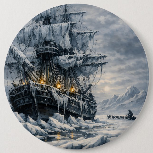 Frankensteins arktische Jagd von BurnsInHell Button (Vorderseite)