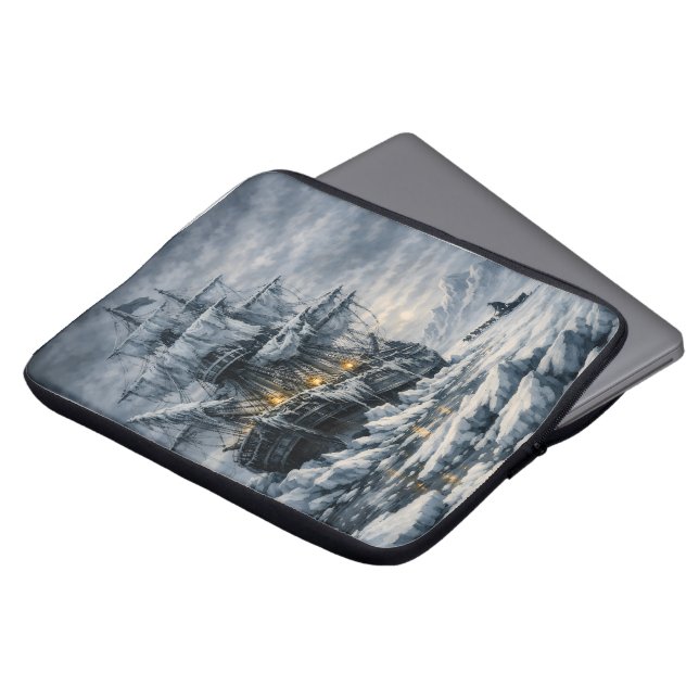 Frankensteins arktische Jagd von BurnsInHell Laptopschutzhülle (Vorne Oben)