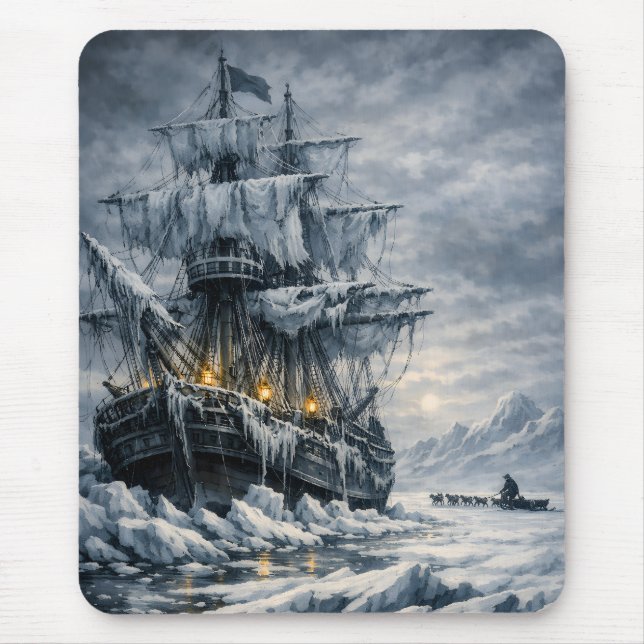 Frankensteins arktische Jagd von BurnsInHell Mousepad (Vorne)