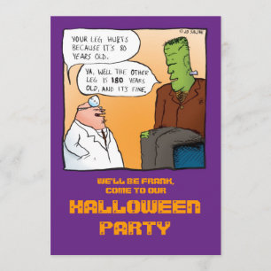 Frankensteins Doktor Halloween Invitation Einladung
