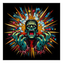 Frankensteins glänzendes Poster