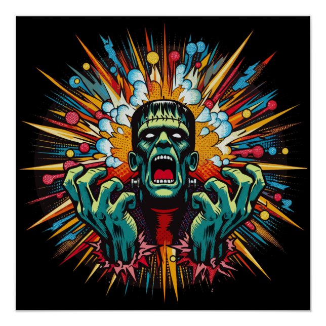 Frankensteins glänzendes Poster (Vorderseite)