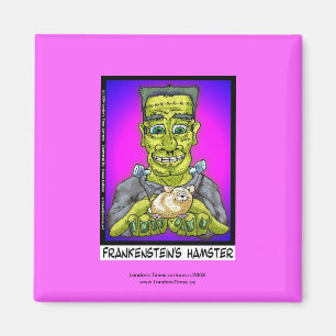 Frankensteins Hamster Funny Cartoon Magnet