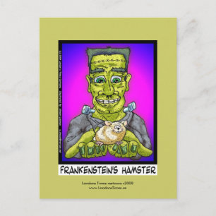 Frankensteins Hamster Funny Cartoon Postcard Postkarte