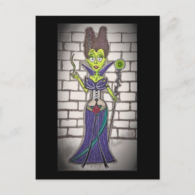 Frankensteins Maleficent Postkarte (Vorderseite)