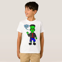 Frankensteins Monster-Jungen-Cartoon