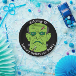 Frankensteins Monster Kids Halloween-Party Pappteller