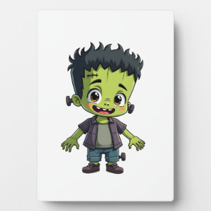 Frankensteins Monster - Süßer Halloween-Cartoon-Sh Fotoplatte