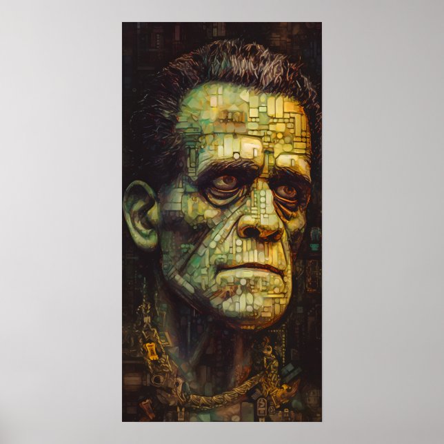 Frankensteins Monster-Telefonbuch oder Poster (Vorne)