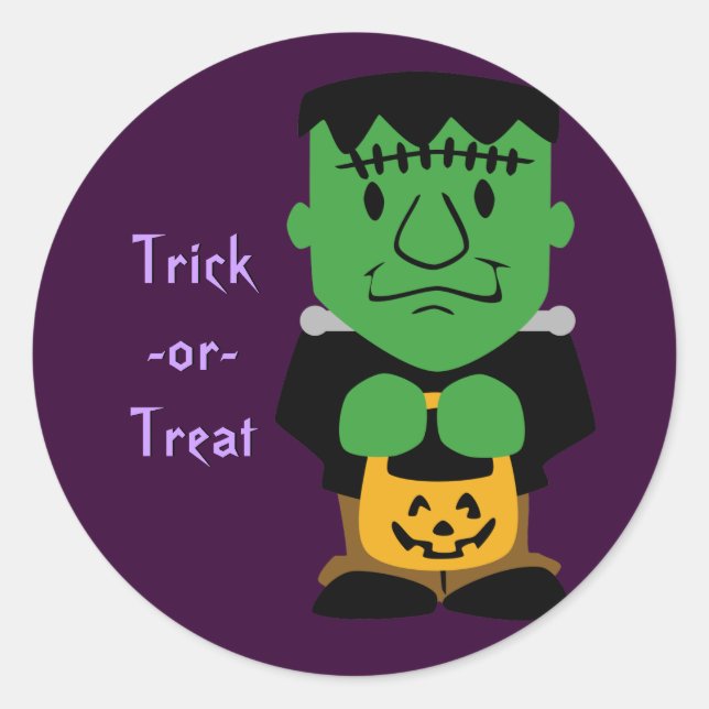 Frankensteins Monsterkleber Runder Aufkleber (Vorderseite)