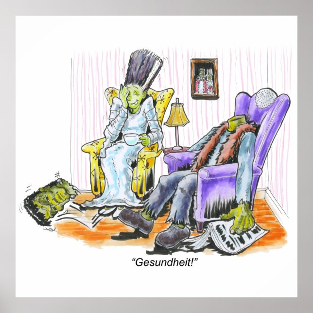 Frankensteins Schläge Poster (Vorne)