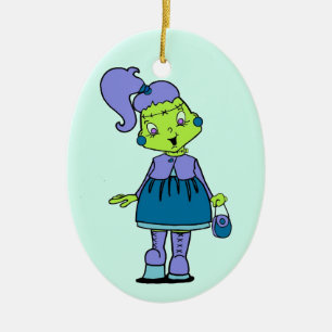 Frankenstina Keramik Ornament