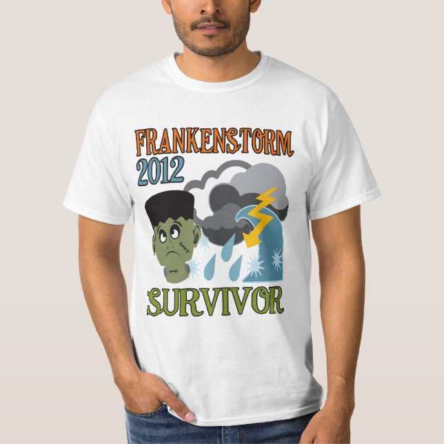 Frankenstorm Überlebender 2012 T-Shirt (Vorderseite)