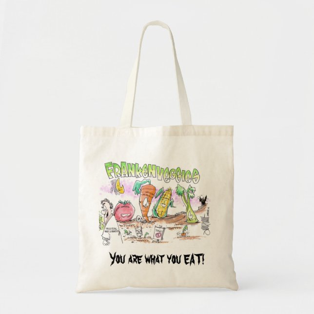 FrankenVeggies Monsanto Öko-Tasche Tragetasche (Vorne)